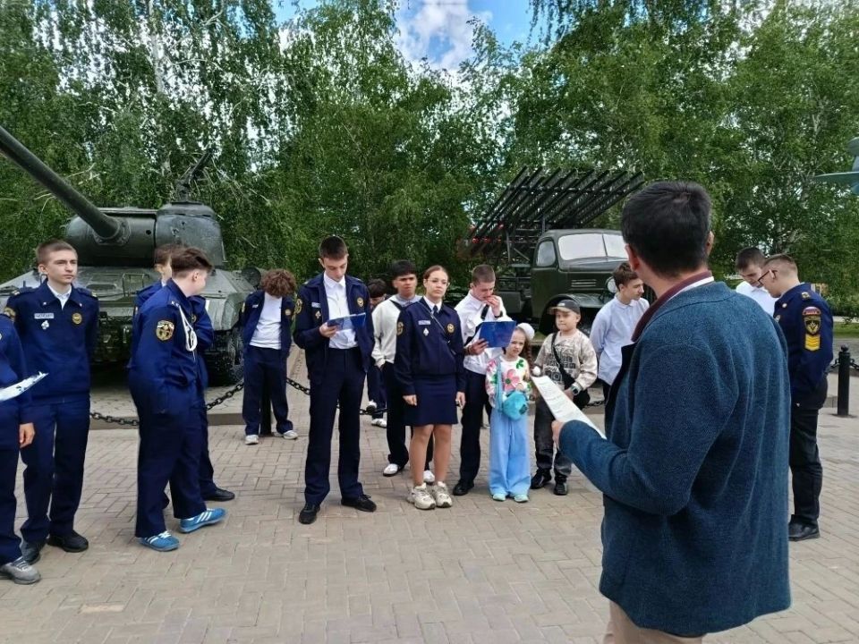 На открытой площадке музея-диорамы состоялся уличный квест «Городской код»