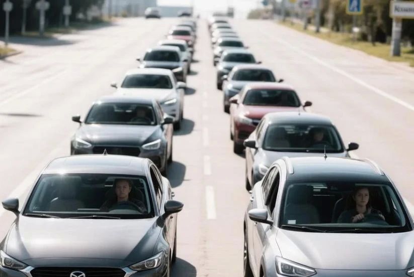 Уважаемые автомобилисты!. Управление транспорта, связи и телекоммуникаций администрации Губкинского городского округа информирует вас о том, что на основании проведённого анализа ДТП за 2025 год, участок автомобильной дороги...
