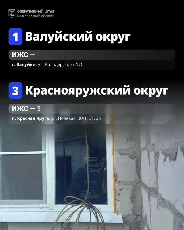 Список адресов, где на прошедшей неделе выполнены работы по восстановлению жилья Список адресов, где на прошедшей неделе выполнены работы по восстановлению жилья