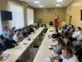 Владимир Переверзев: В администрации округа состоялось рабочее совещание с участием начальников территориальных отделов, руководства поселка Борисовка и структурных подразделений