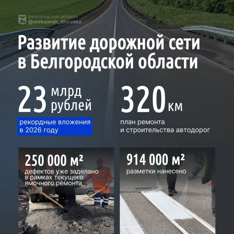 В Белгородской области уже исправлено 250 тыс