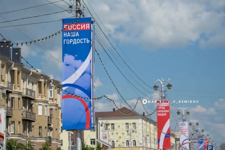 Более 500 праздничных элементов появятся в Белгороде ко Дню России