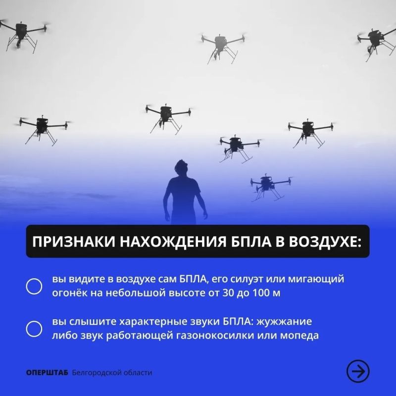 Правила поведения при атаке и обнаружении БПЛА: Правила поведения при атаке и обнаружении БПЛА: