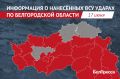 ВСУ атаковали 19 муниципалитетов Белгородской области за сутки