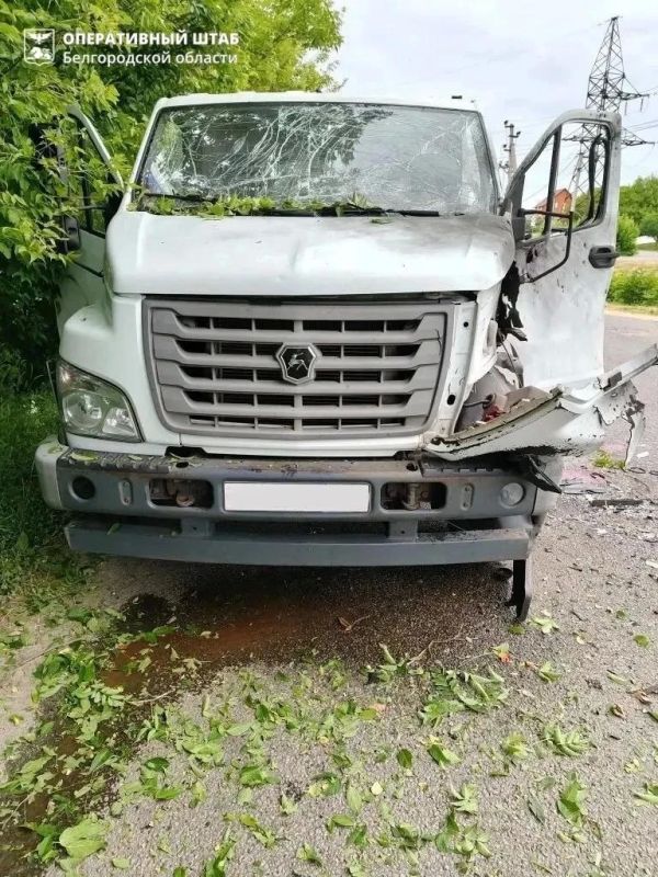 От удара беспилотника ВСУ в Шебекино серьёзно пострадал мирный житель