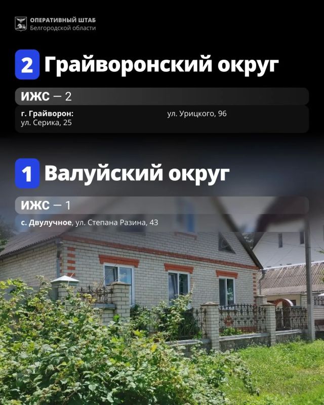 Список адресов, где на прошедшей неделе выполнены работы по восстановлению жилья Список адресов, где на прошедшей неделе выполнены работы по восстановлению жилья