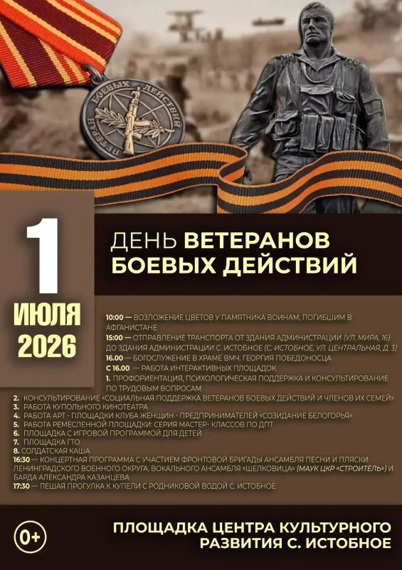 Памятная дата – День ветеранов боевых действий