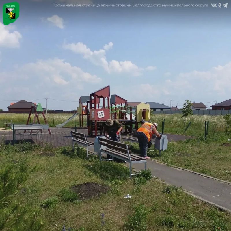 В Белгородском округе продолжается благоустройство территорий В Белгородском округе продолжается благоустройство территорий