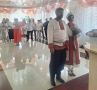 В Новооскольком округе пара поженилась в национальных костюмах