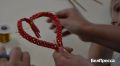 Дети из Прохоровского детдома сделали сердечки из бумажной лозы