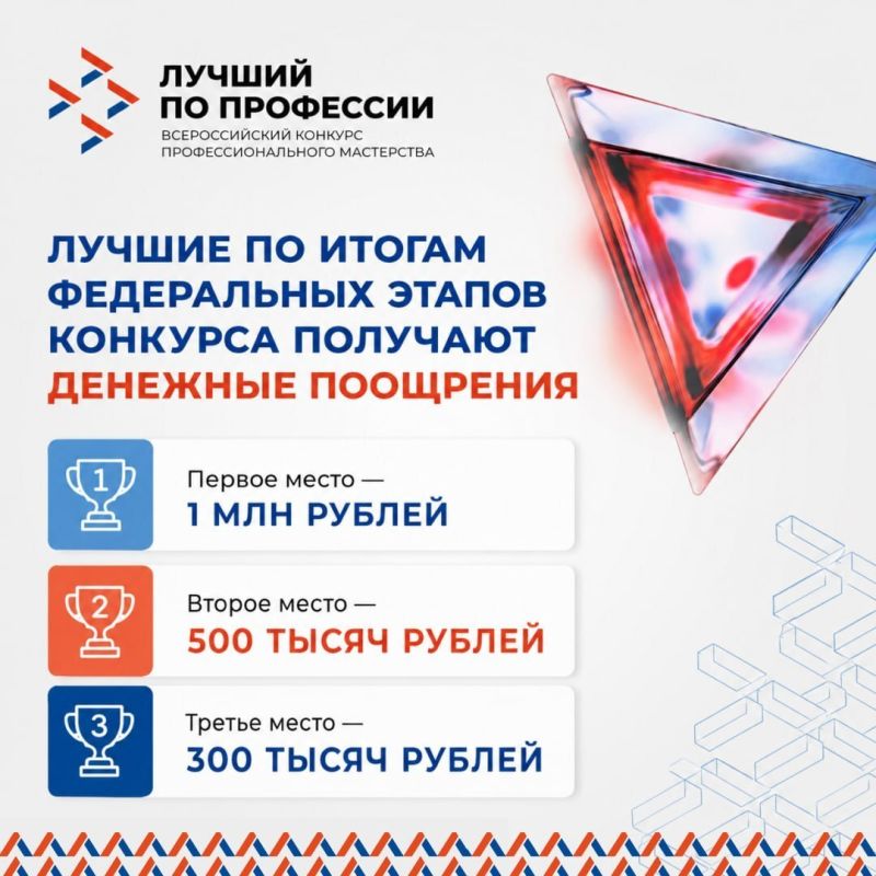 В Белгородской области продолжается приём заявок на региональный этап Всероссийского конкурса «Лучший по профессии» в специальной номинации «Второй старт»! В Белгородской области продолжается приём заявок на региональный этап Всероссийского конкурса «Лучший по профессии» в специальной номинации «Второй старт»!