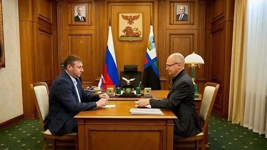 Александр Шуваев обсудил безопасность Белгородской области с Сергеем Кириенко