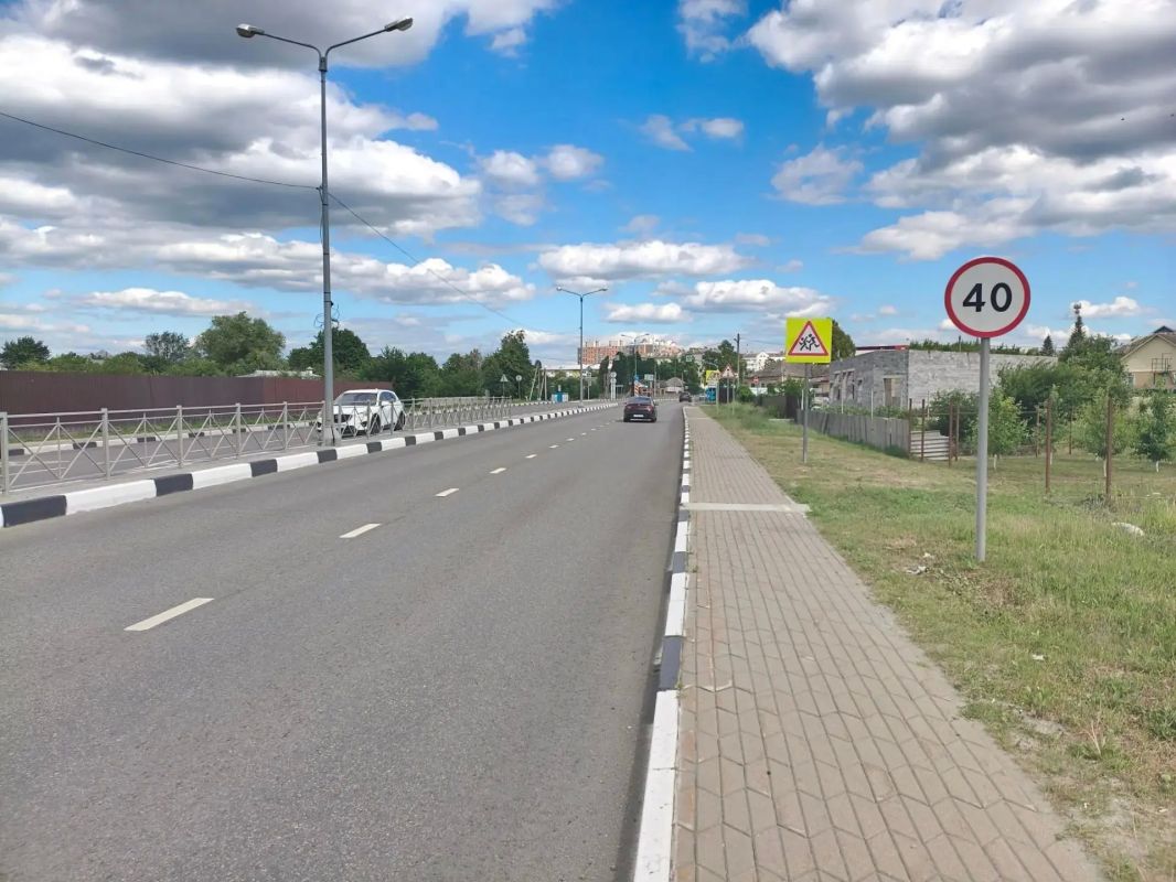 Завершен ремонт дороги в Разумном