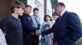 Александр Шуваев передал ключи от домов, построенных для многодетных семей под Губкином