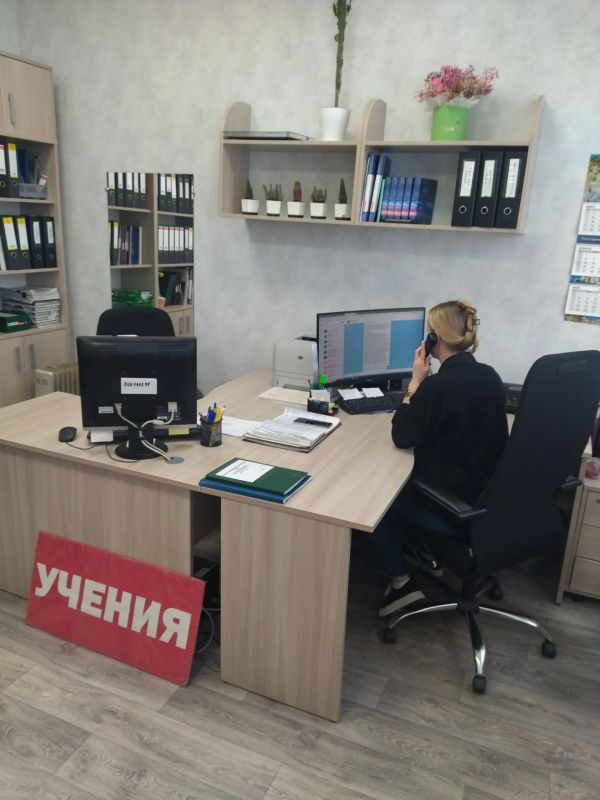 Проведено командно-штабное учение по теме «Развертывание пункта подвоза воды»