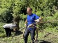 В селе Сажном Яковлевского округа сделали первый шаг к созданию новой аллеи