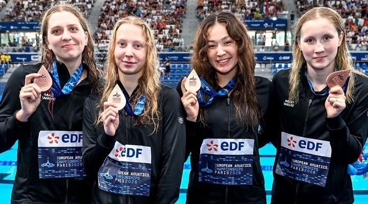 Губкинская пловчиха стала призёром чемпионата Европы