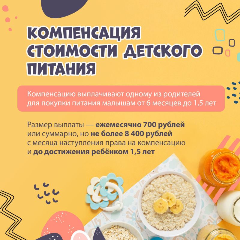 Компенсация стоимости детского питания — помощь белгородским семьям в рамках нацпроекта «Семья» и регионального проекта «Поддержка семьи»