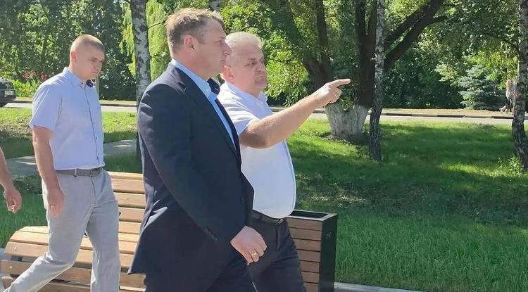 Александр Шуваев посетил с рабочей поездкой Ивнянский округ