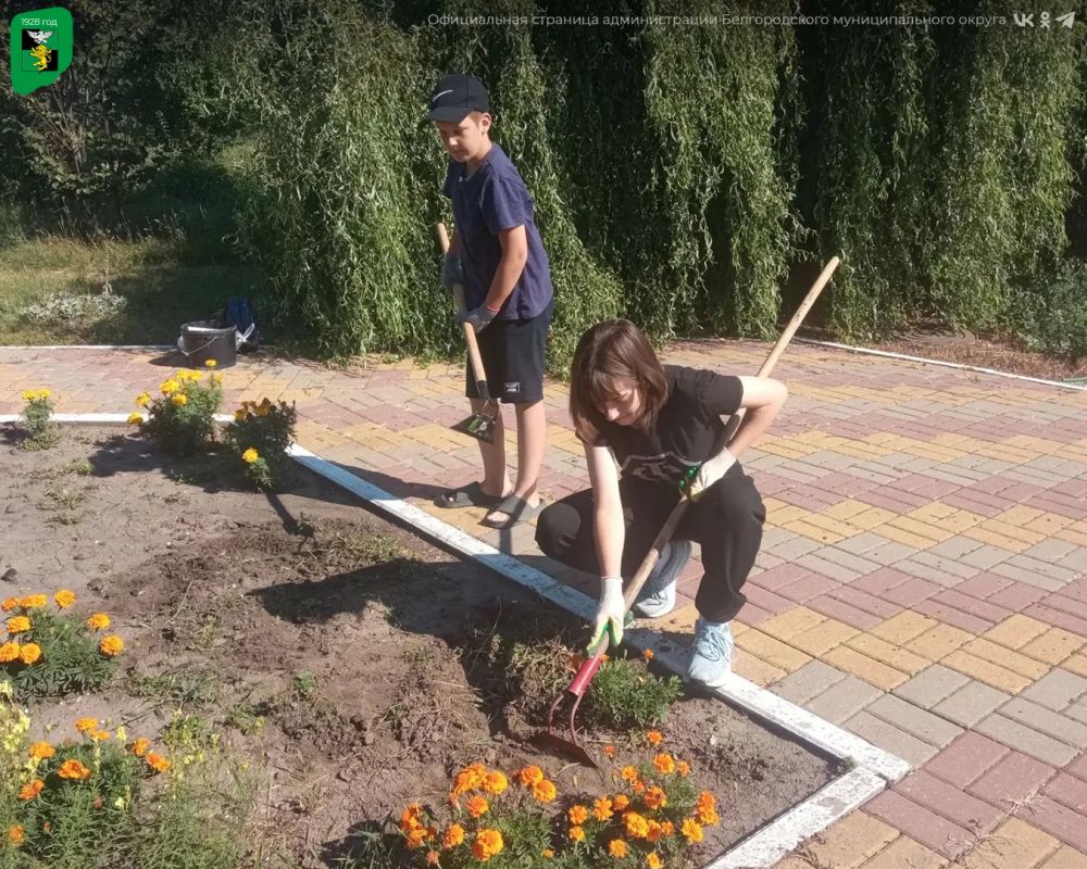 Активисты из Беловской школы привели в порядок памятное место Активисты из Беловской школы привели в порядок памятное место