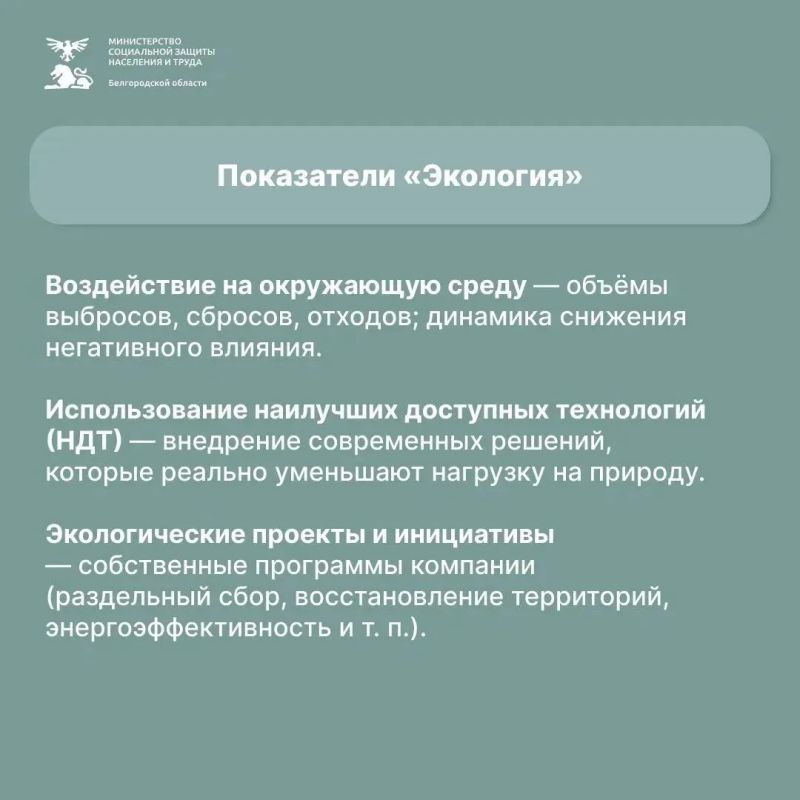 ЭКГрейтинг — инструмент оценки ответственного бизнеса: он учитывает не только экономические, но и социальные, экологические, а также государственные показатели работы компаний ЭКГрейтинг — инструмент оценки ответственного бизнеса: он учитывает не только экономические, но и социальные, экологические, а также государственные показатели работы компаний