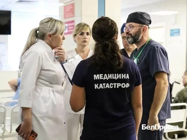 Белгородская станция скорой помощи и горбольница № 2 провели совместные учения Белгородская станция скорой помощи и горбольница № 2 провели совместные учения