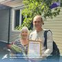 Жительница села Замостье Любовь Кирилловна Иванова отметила 80-летний юбилей