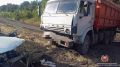 В Белгородской области водитель внедорожника погиб после столкновения с КамАЗом