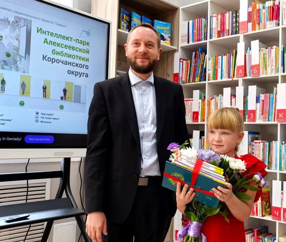 Николай Нестеров: Сегодня в День села Алексеевка состоялось торжественное открытие библиотеки, которая после модернизации превратилась в современный интеллект-парк Николай Нестеров: Сегодня в День села Алексеевка состоялось торжественное открытие библиотеки, которая после модернизации превратилась в современный интеллект-парк