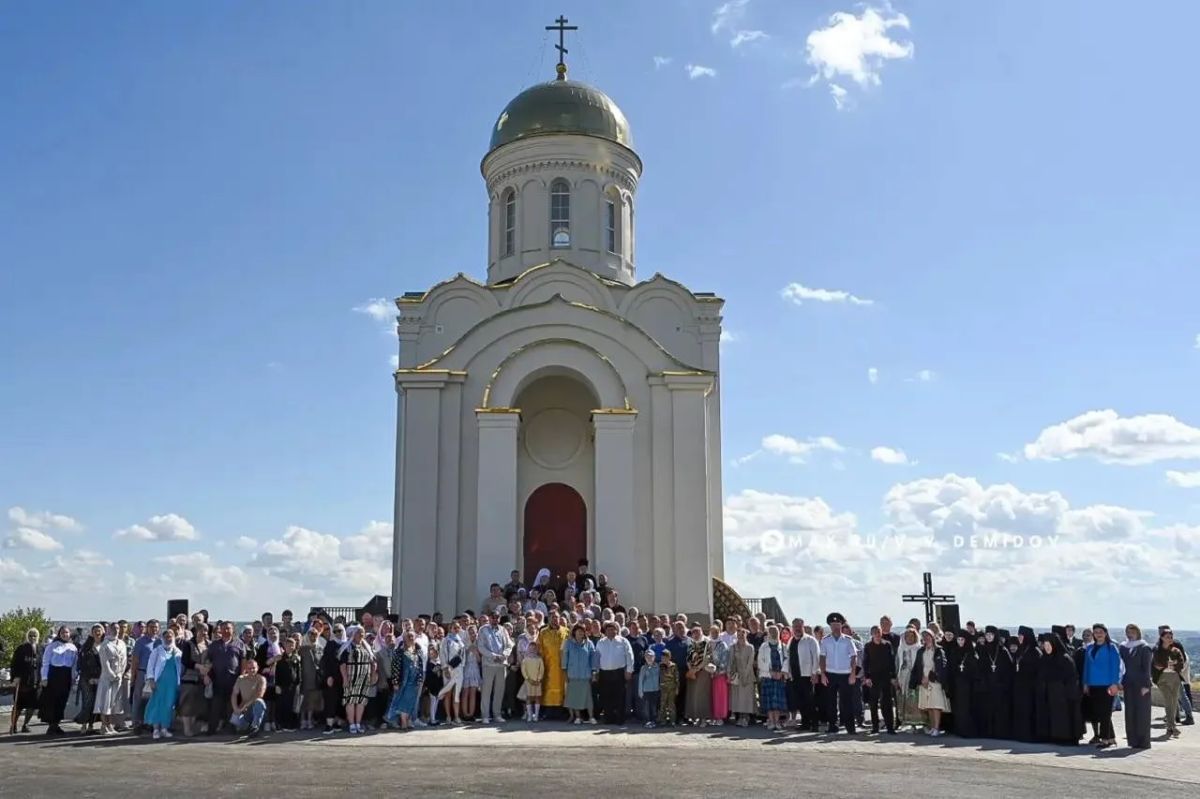 Валентин Демидов: Сегодня большое событие для Белгорода – на меловой горе открыл свои двери новый храм в честь Всемилостивого Спаса