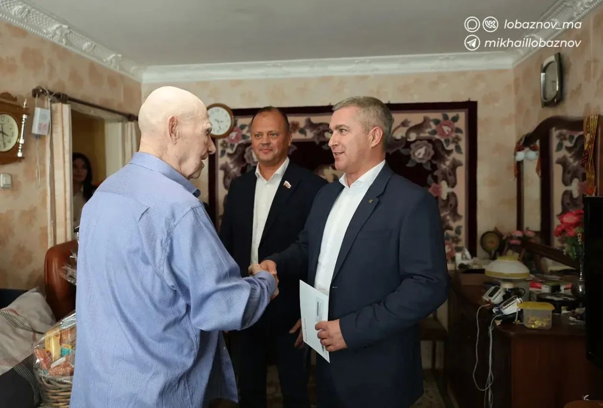 Михаил Лобазнов: Сегодня 99-летие отмечает ветеран Великой Отечественной войны Вениамин Изосимович Селянин Михаил Лобазнов: Сегодня 99-летие отмечает ветеран Великой Отечественной войны Вениамин Изосимович Селянин