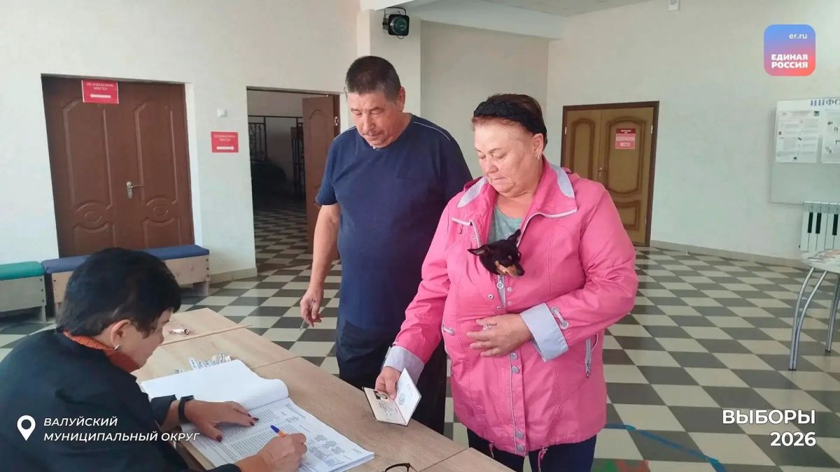 На избирательные участки приходят с четвероногими друзьями На избирательные участки приходят с четвероногими друзьями