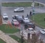 Массовая авария на пересечении Будённого и Есенина в областном центре