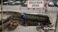 Белгороде тепловики устраняют прорыв теплосети на улице Левобережной
