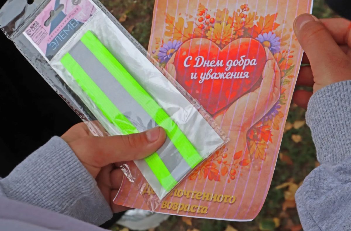 В рамках Дня пожилых людей Белгородские автоинспекторы и волонтеры организовали акцию «Пожилой пешеход» В рамках Дня пожилых людей Белгородские автоинспекторы и волонтеры организовали акцию «Пожилой пешеход»