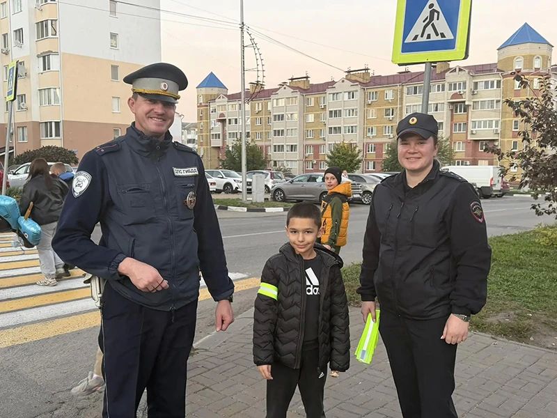 В Белгородском округе полицейские напомнили юным участникам дорожного движения правила безопасности В Белгородском округе полицейские напомнили юным участникам дорожного движения правила безопасности