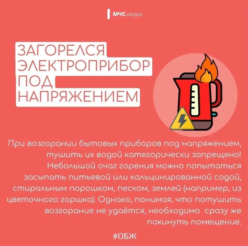 Бытовые возгорания: что, чем и как тушить? Бытовые возгорания: что, чем и как тушить?