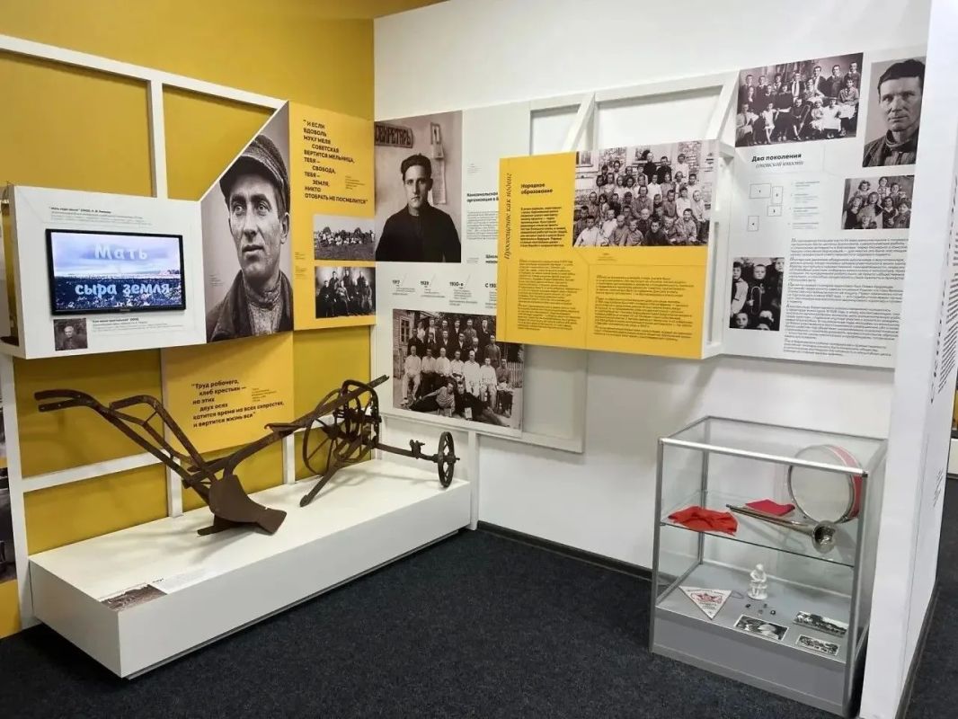 В Борисовском историко-краеведческом музее открылась новая экспозиция «Борисовка: век двадцатый и день сегодняшний»
