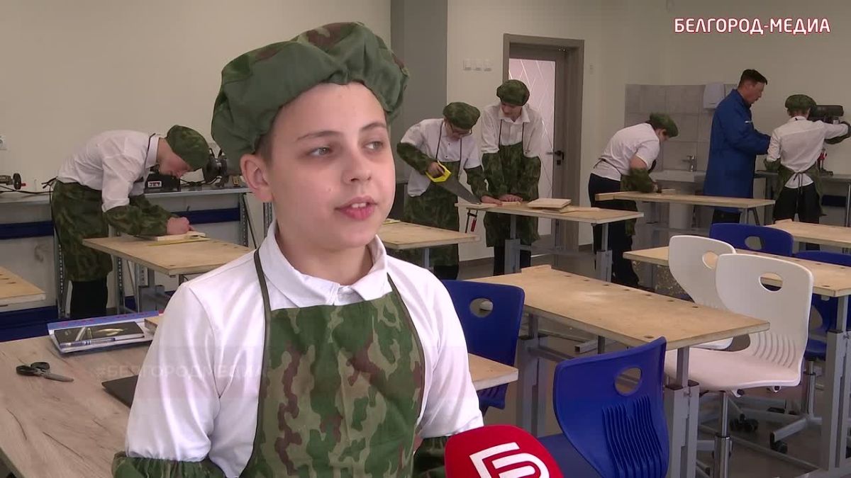 В школе №49 Белгорода после капремонта обновили кабинеты труда