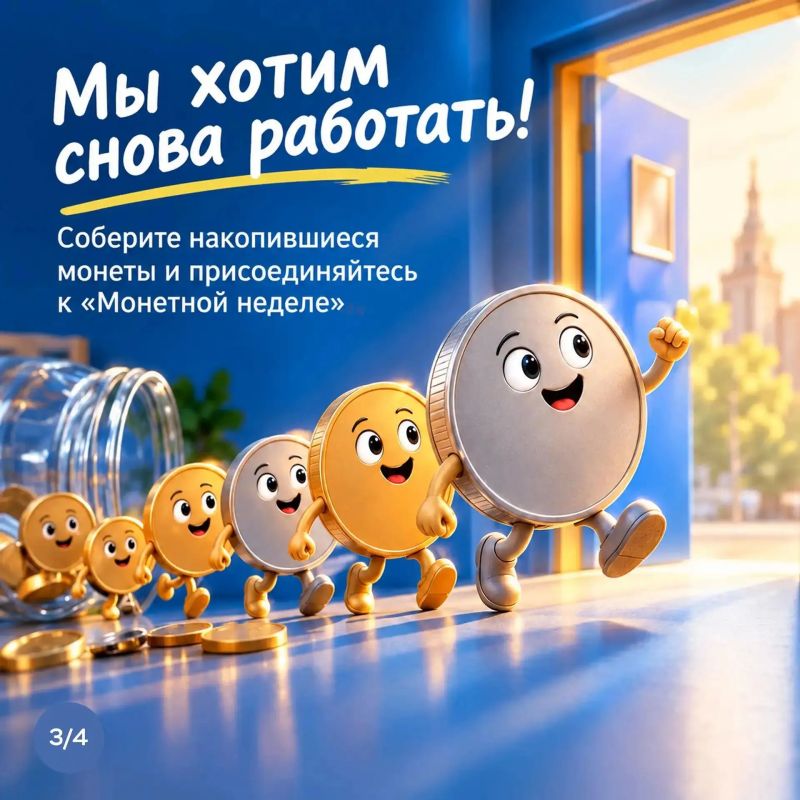 Дайте монетам вторую жизнь — участвуйте в «Монетной неделе»!
