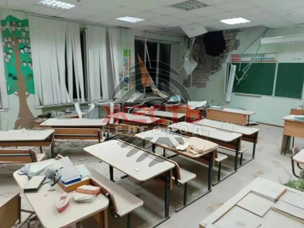 Вчера при ударе БПЛА пострадала школа в Курасовке Ивнянского округа Вчера при ударе БПЛА пострадала школа в Курасовке Ивнянского округа