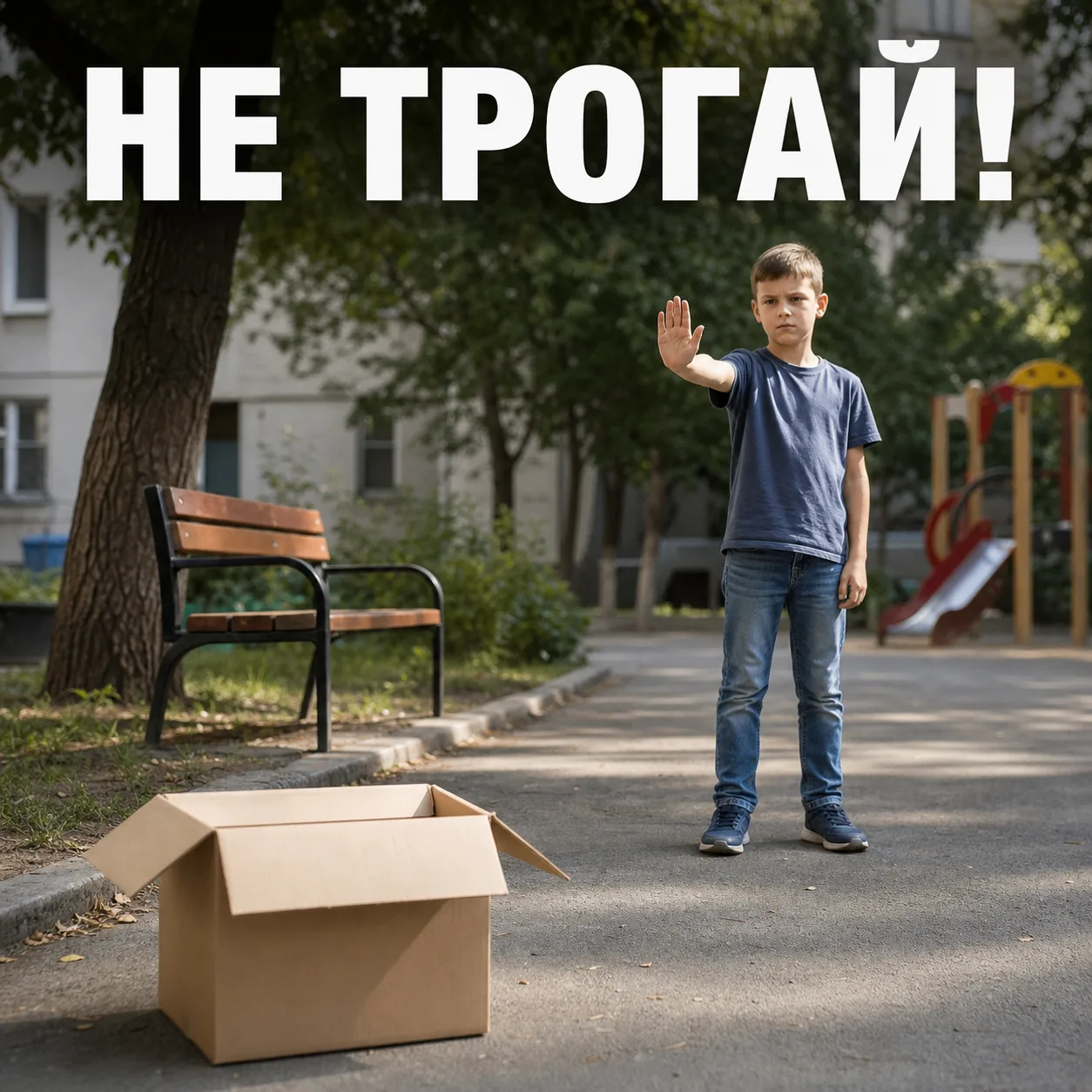 Как ребёнку вести себя при обнаружении подозрительного предмета?