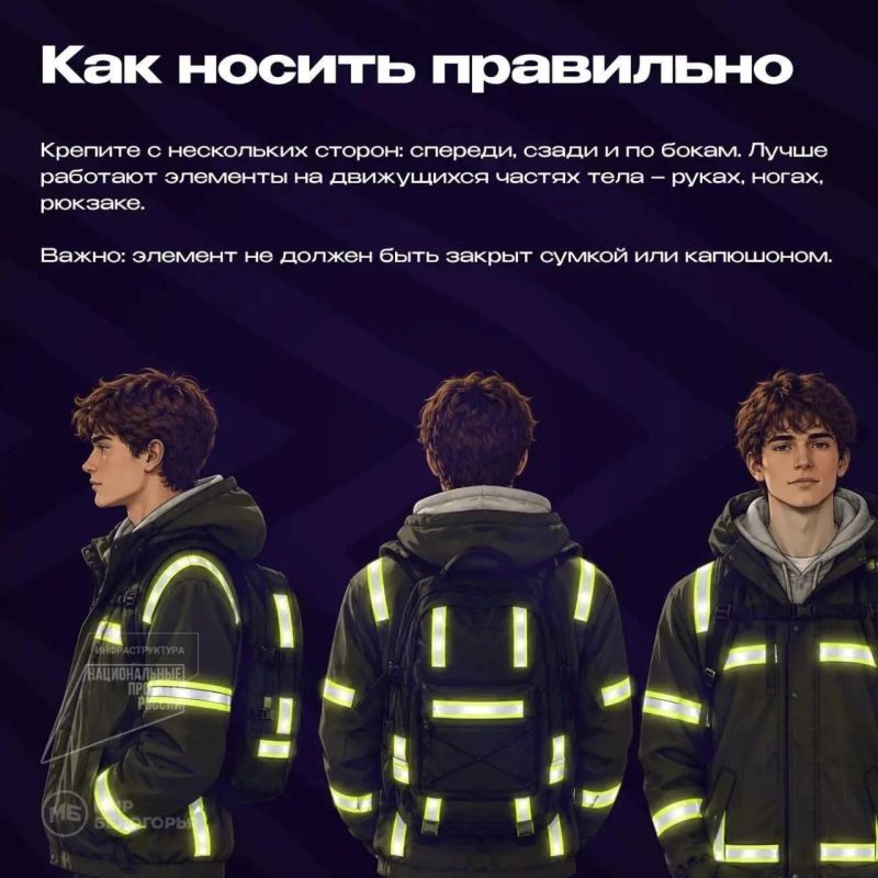 Зачем нужны световозвращающие элементы и как их правильно носить? Зачем нужны световозвращающие элементы и как их правильно носить?