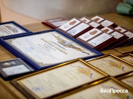 Белгородским судебным приставам вручили региональные и ведомственные награды Белгородским судебным приставам вручили региональные и ведомственные награды