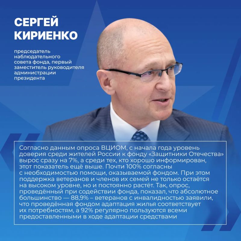 Фонд «Защитники Отечества» развивает систему поддержки ветеранов СВО и их семей Фонд «Защитники Отечества» развивает систему поддержки ветеранов СВО и их семей