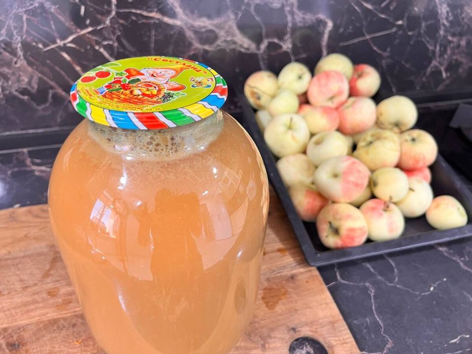 Яблочный сок на зимний запас