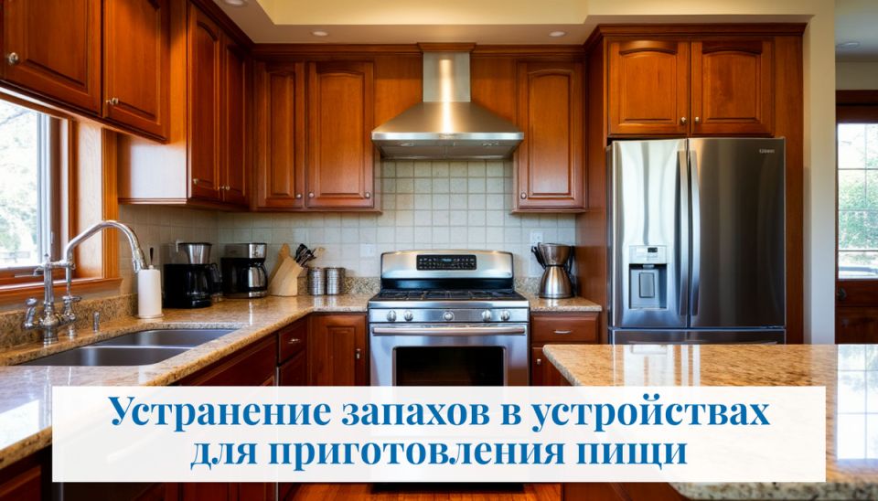 Как устранить неприятные запахи в кухонной технике